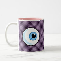 Eyeball; Purple Mug