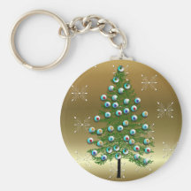 Eyeball Tree Key Chain
