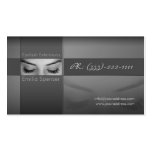 Eyelash extensions business card