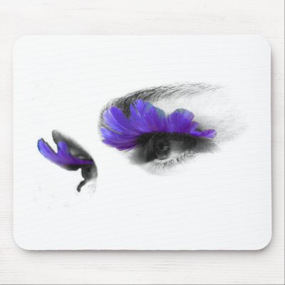 Eyes 4 U Mouse Pad by SNAPPYDAVE