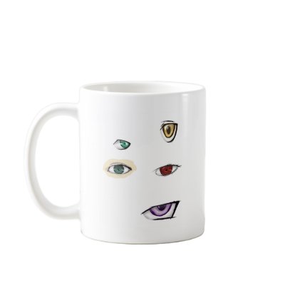 eyes heart coffee mugs by KINGNOW