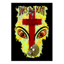 Eyes Like Blazing Fire -Rev1:14-18 - Tract Cards /
