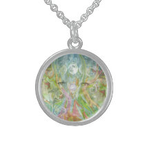Eyes of the Goddess Sterling Silver Necklaces