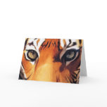 "Eyes of the Tiger" Paul Jackson Watercolor Card
