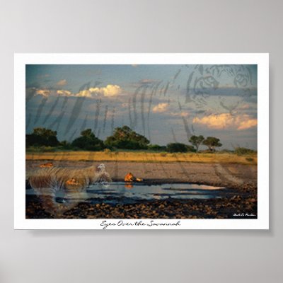 Eyes Over the Savannah Posters by Peah22