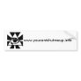 eyes, www.youcantshutmeup.info bumper sticker