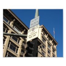 Ezat Delijani Square Sign Photographic Print