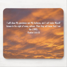 Ezekiel 38:23 mouse mat