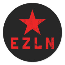 EZLN - Ejército Zapatista de Liberación Nacional Round Stickers