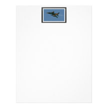 F100 Super Sabre Vietnam War Veteran Custom Letterhead