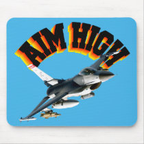 F16 AIM HIGH MOUSE PAD