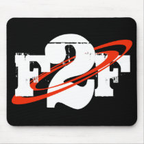 F2F logo mousepad