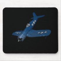 F4U4 CORSAIR IN A DIVE MOUSE PADS