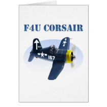 F4U Corsair Plane #167 Card