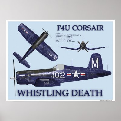 F4U Corsair Poster by JF_Griffin