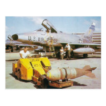 F-100 Super Sabre Post Card