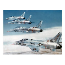 F-100 Super Sabres Postcards