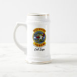 F-105 WW Custom Beer Stein w/call sign Mug