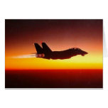 F-14 TOMCAT IN AFTERBURNER GREETING CARDS