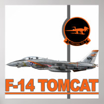 F-14 Tomcat VF-114 Aardvarks Print