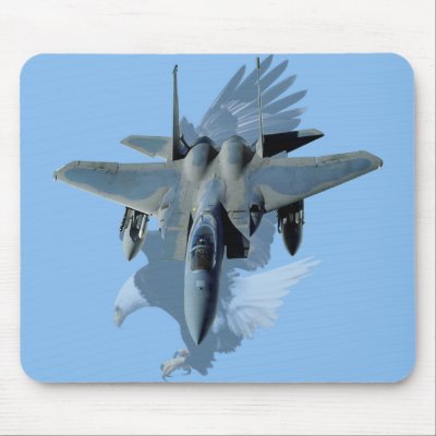 F-15 Eagle Mousepad by PilotRoom