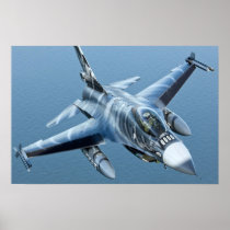 F-16 Fighting Falcon upclose HD Posters