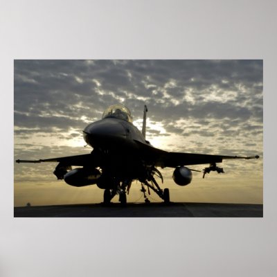 F-16C Fighting Falcon Poster by Military_Depot