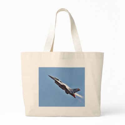 F 16s Jets Fighters Airplanes Tote Bags by lifesphere