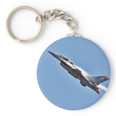F 16s Jets Fighters Airplanes Keychains by lifesphere