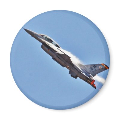 F 16s Jets Fighters Airplanes Refrigerator Magnets by lifesphere