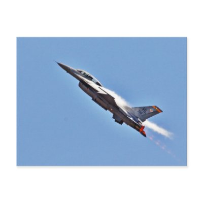 F 16s Jets Fighters Airplanes Postcards by lifesphere