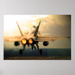 F-18C Hornet Carrier Afterburner Takeoff Print