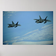 F-22 Raptors Posters