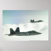 F-22 Raptors Poster