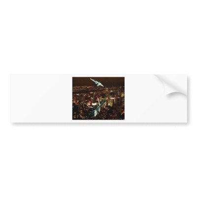 F-22's  'SCISSOR MANEUVER' Bumper Sticker by ZuluFlight