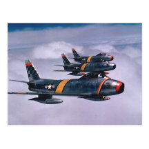 F-86 Sabres Post Card