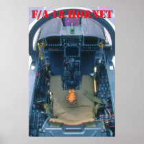 F/A-18 Cockpit Poster