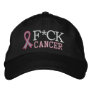 F*CK Breast Cancer Embroidered Hats