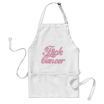 F*ck Cancer Apron by EllesBaby