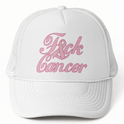 F*ck Cancer Trucker Hat by EllesBaby