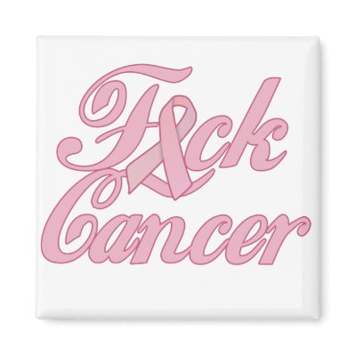 F*ck Cancer Fridge Magnets by EllesBaby
