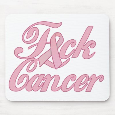 F*ck Cancer Mousepads by EllesBaby