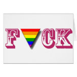 F CK dark pink Cards