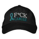 F*CK Ovarian  Cancer embroidered hats