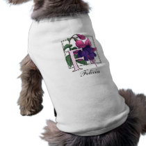 F for Fuchsia Flower Monogram