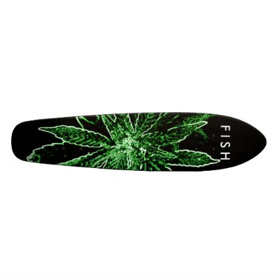 F I S H pro model skate board deck by fishandthecrawdaddys