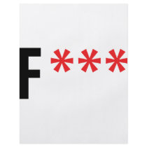 F*** icon full color flyer