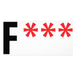 F*** icon picture card