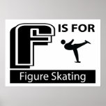 F Is For Figure Skating Posters