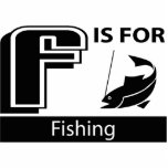 F Is For Fishing Photo Sculpture